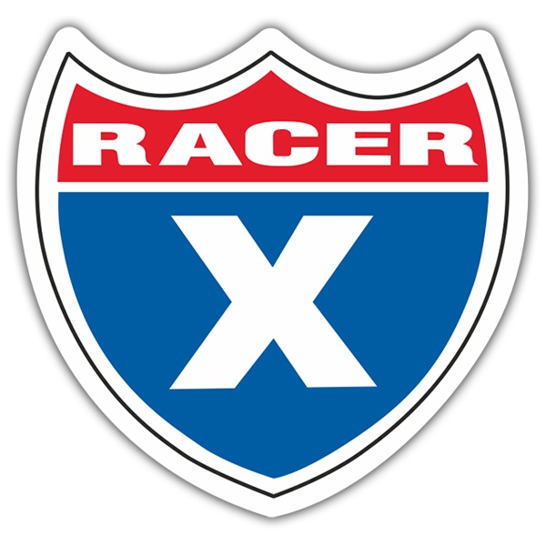 Car & Motorbike Stickers: Racer X