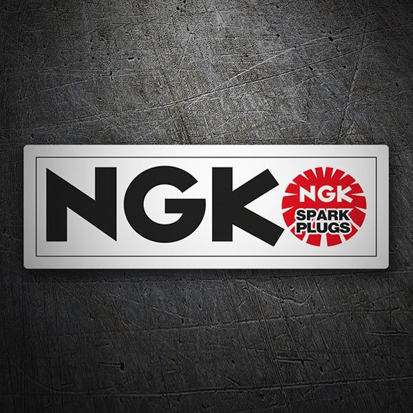 Car & Motorbike Stickers: NGK Spark Logo 1