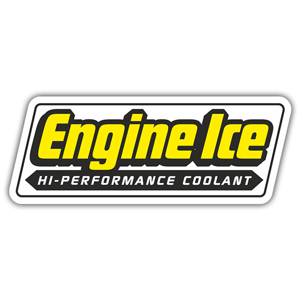 Car & Motorbike Stickers: Engine Ice