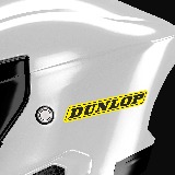 Car & Motorbike Stickers: Dunlop Tyres 3