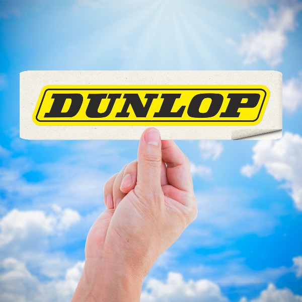 Car & Motorbike Stickers: Dunlop Tyres