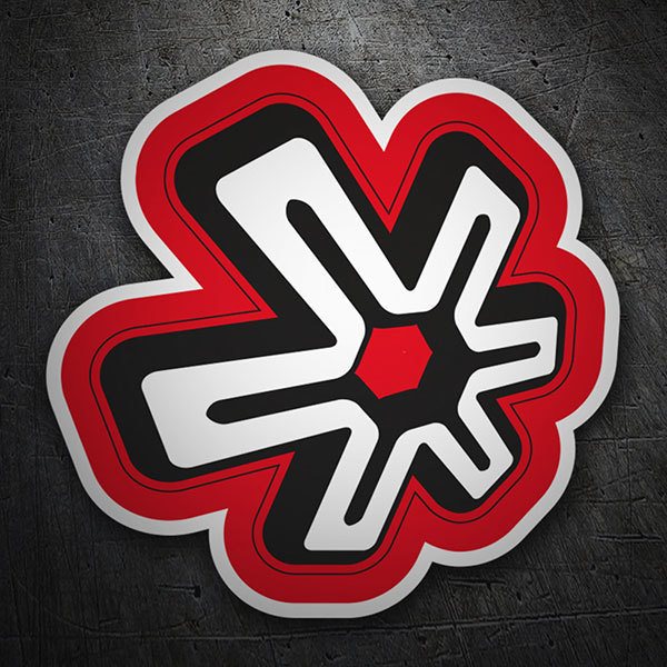 Car & Motorbike Stickers: Asterisk with Star