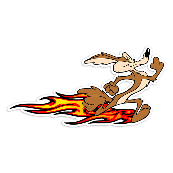 Car & Motorbike Stickers: Coyote Flames Propulsion