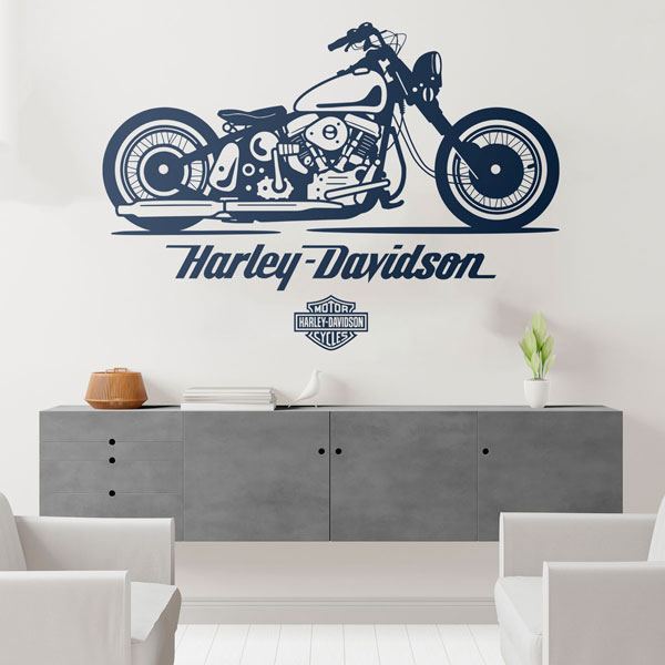 Wall Stickers: Harley Davidson Softail Rocker 0