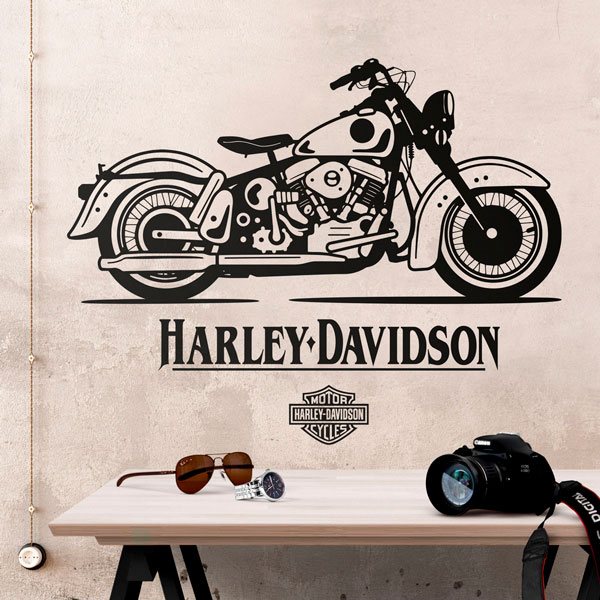 Wall Stickers: Harley Davidson Clásica Classic