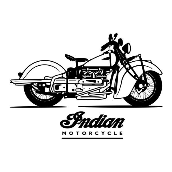 Wall Stickers: Indian Motorcycle Scout Sixty