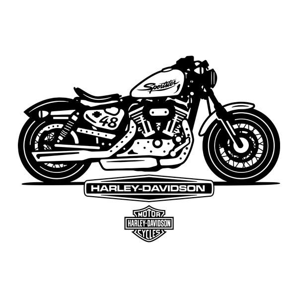 Wall Stickers: Harley Davidson Sportster