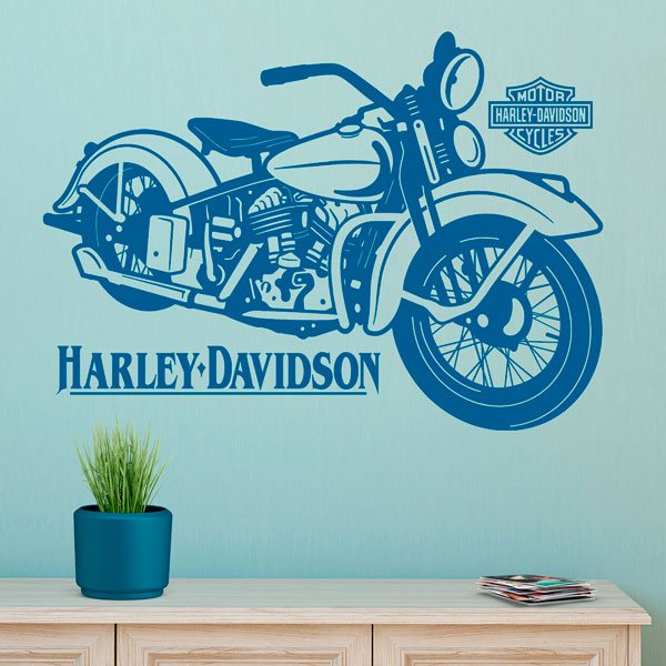 Wall Stickers: Harley Davidson Clásica II