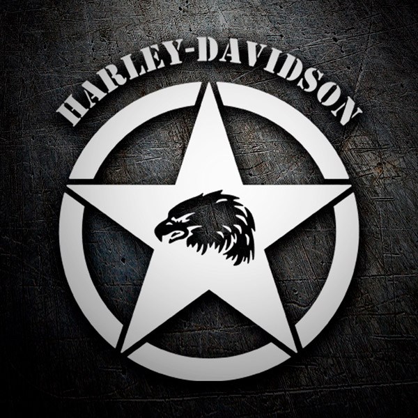 Car & Motorbike Stickers: Harley Davidson, Eagle