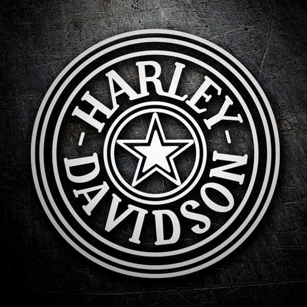 Car & Motorbike Stickers: Harley Davidson, Isologo