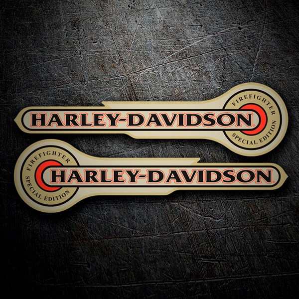 Car & Motorbike Stickers: Harley Davidson, Fire Fighter