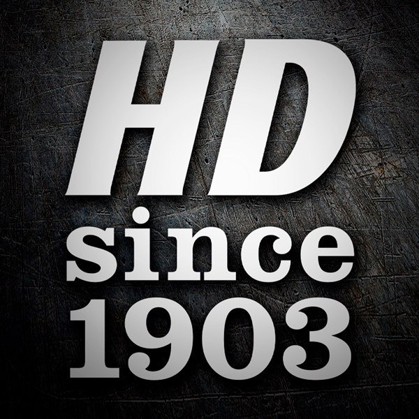 Car & Motorbike Stickers: Harley Davidson HD since 1903