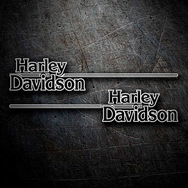 Car & Motorbike Stickers: Harley Davidson lines