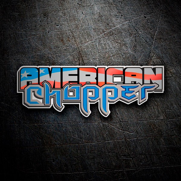 Car & Motorbike Stickers: Harley Davidson American chopper