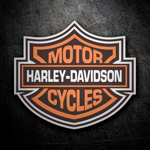 Car & Motorbike Stickers: Harley Davidson shield
