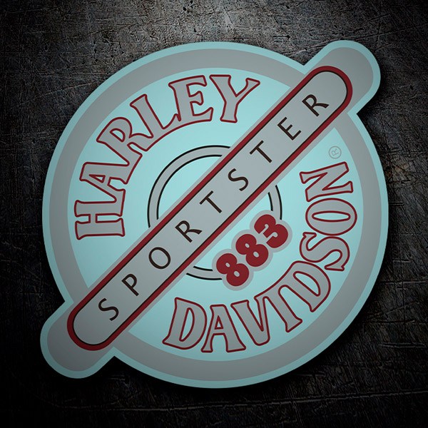 Car & Motorbike Stickers: Harley Davidson Sportster 883