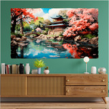 Wall Stickers: Japanese Temple 3