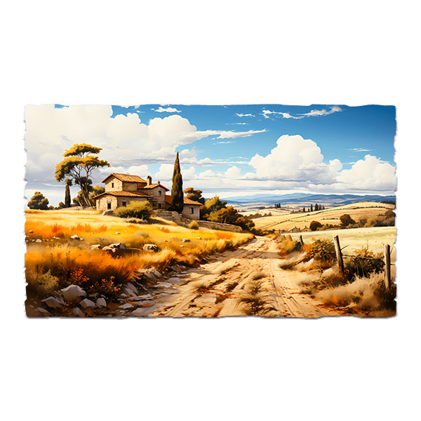 Wall Stickers: Crop field