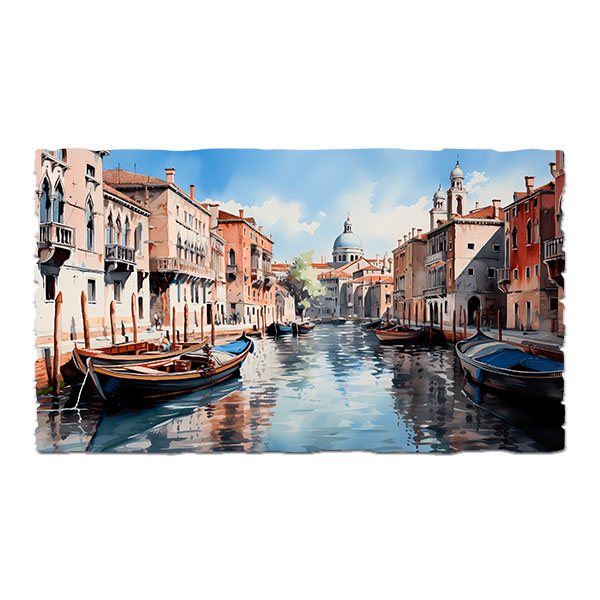 Wall Stickers: Venice Canal