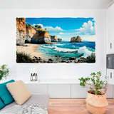Wall Stickers: Beach coast 3