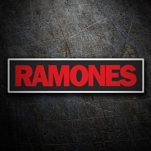 Car & Motorbike Stickers: Ramones Red