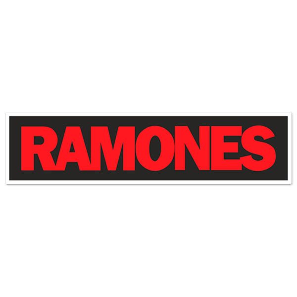 Car & Motorbike Stickers: Ramones Red