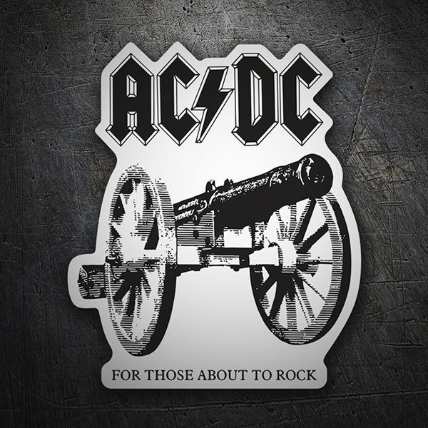 Car & Motorbike Stickers: ACDC Canon 1