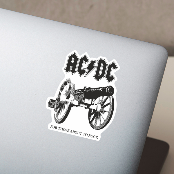 Car & Motorbike Stickers: ACDC Canon