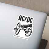 Car & Motorbike Stickers: ACDC Cannon 3