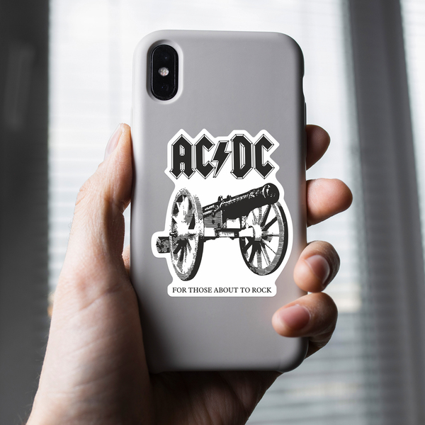 Car & Motorbike Stickers: ACDC Cannon