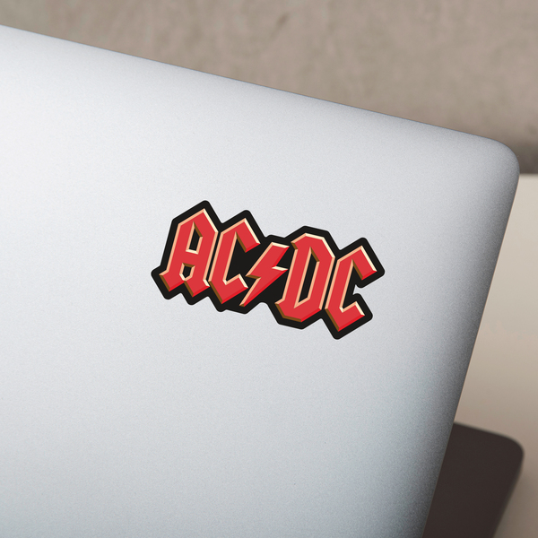 Car & Motorbike Stickers: ACDC 3D