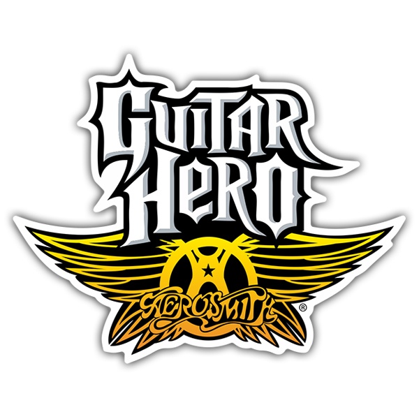 Sticker Guitar Hero Aerosmith Muraldecal Com