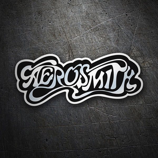Car & Motorbike Stickers: Logo Aerosmith in Stylized Typography