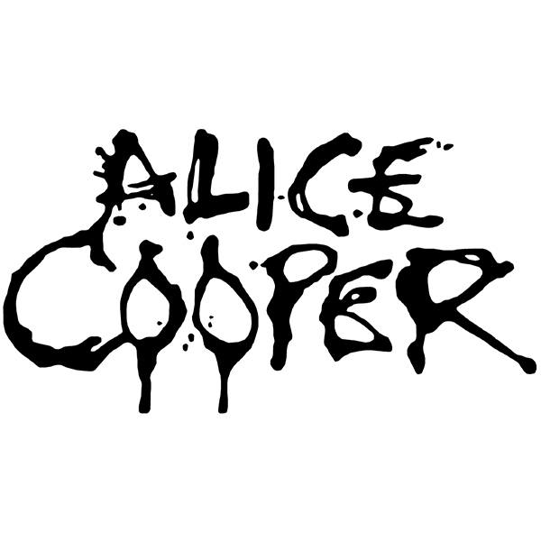Car & Motorbike Stickers: Alice Cooper Logo with Stylized Typography