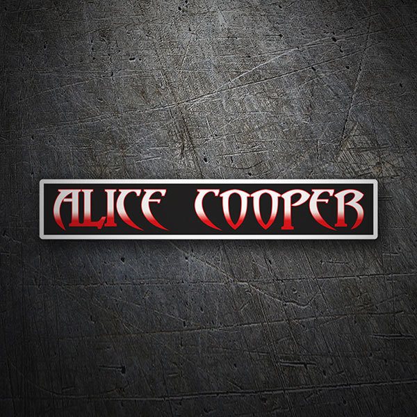 Car & Motorbike Stickers: Alice Cooper