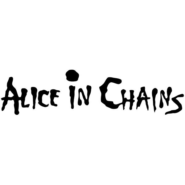 Car & Motorbike Stickers: Alice in Chains in Rock Style
