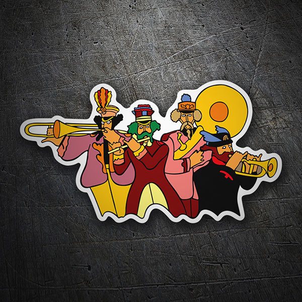 Car & Motorbike Stickers: The Beatles Band