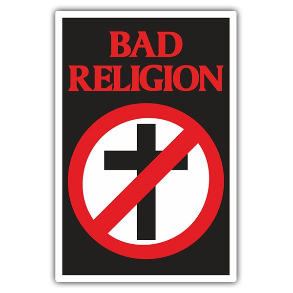 Car & Motorbike Stickers: Bad Religion