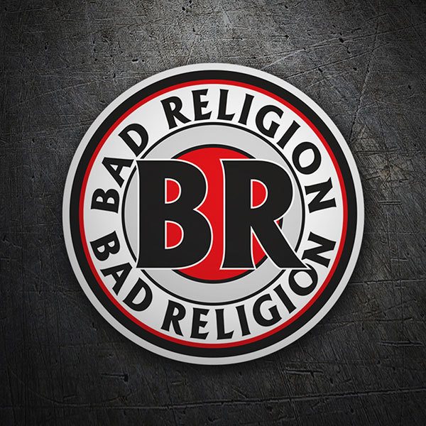 Car & Motorbike Stickers: Bad Religion Stamp