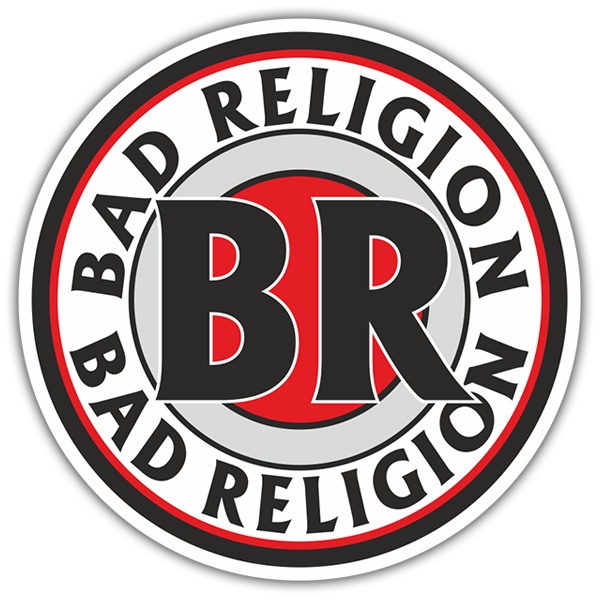 Car & Motorbike Stickers: Bad Religion Seal
