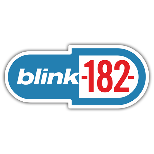Car & Motorbike Stickers: Blink-182 Logo