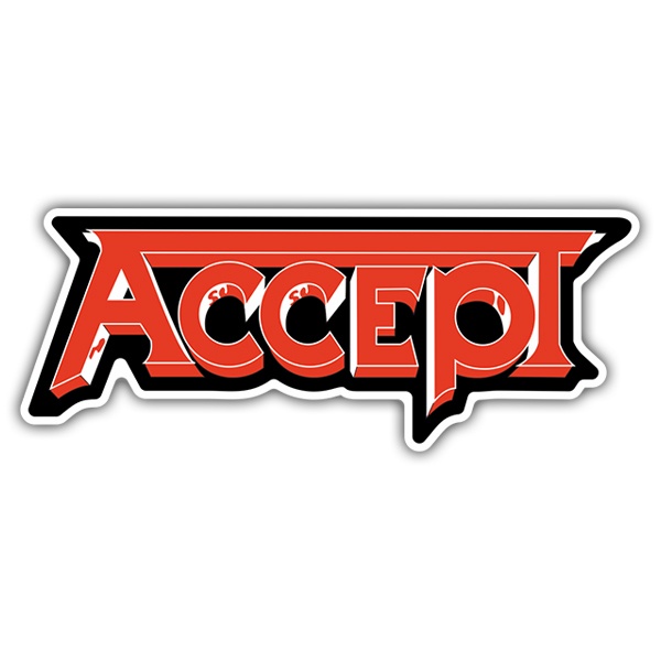 Car & Motorbike Stickers: Accept