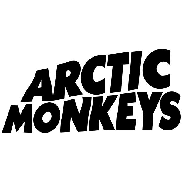 Car & Motorbike Stickers: Arctic Monkeys in Dynamic Typography