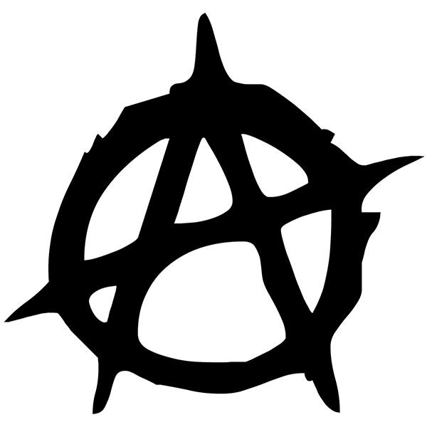 Car & Motorbike Stickers: Symbol of Anarchy