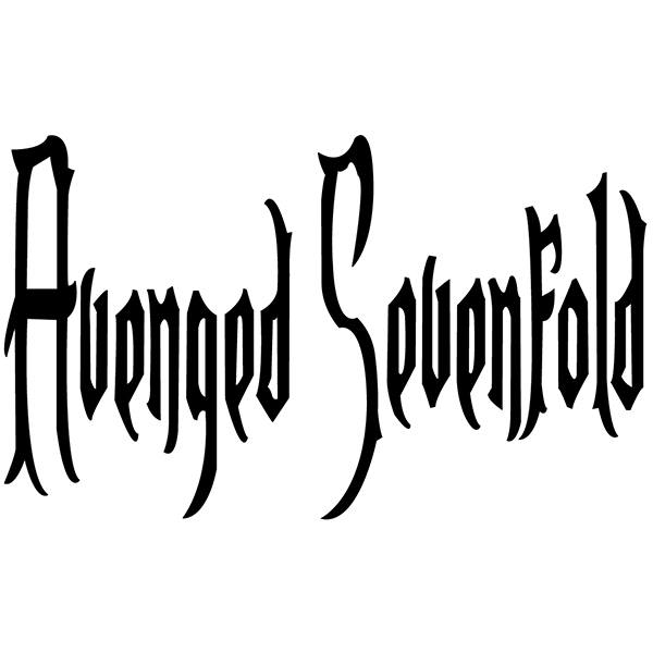Avenged Sevenfold Band Sticker – 2-Pack Die Cut Decal Vinyl, Made In USA