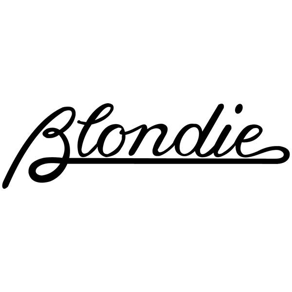 Car & Motorbike Stickers: Blondie