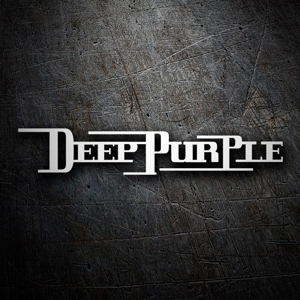 Car & Motorbike Stickers: Deep Purple Retro