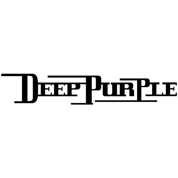 Car & Motorbike Stickers: Deep Purple Retro