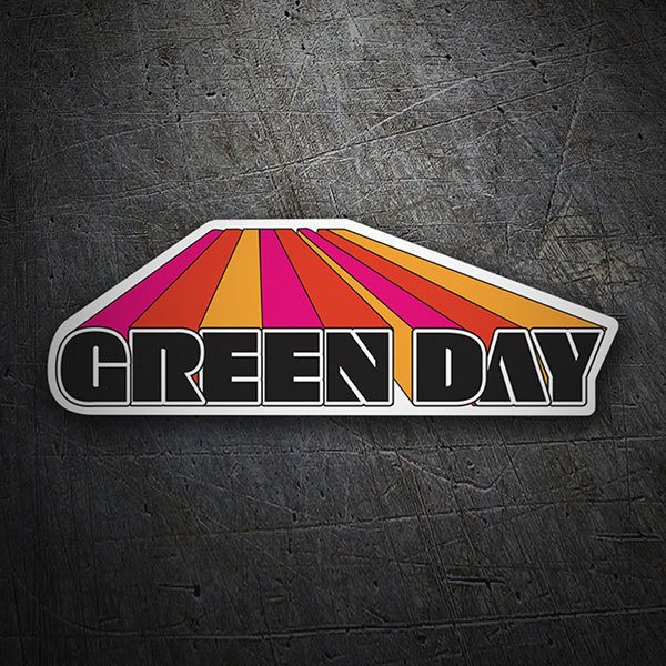Car & Motorbike Stickers: Green Day