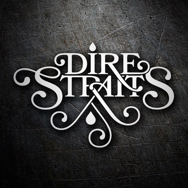 Car & Motorbike Stickers: Dire Straits 0